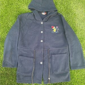 Vintage 90s Looney Tunes Tweety Bird Embroidered Hooded Cardigan